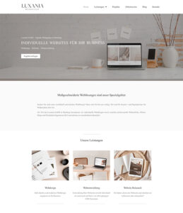 Luxania Webdesign - Website